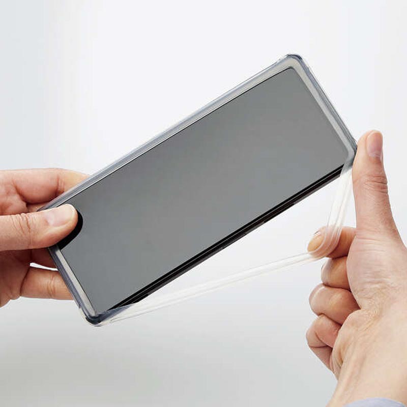 マルチシリコンバンパー Lサイズ クリア P-SBT05CR