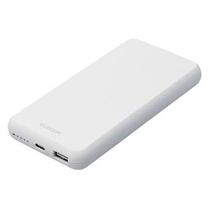 モバイルバッテリー 10000mAh 大容量 15W｜3A【 iPhone iPad Android スマホ タブレット 他対応 】 ホワイト