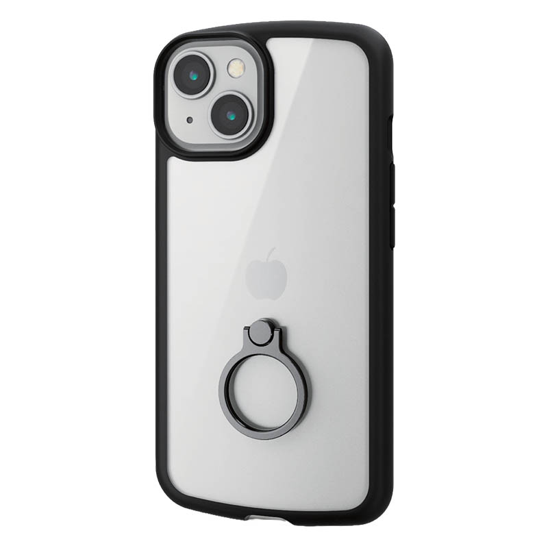 【お取り寄せ商品】iPhone 14 TOUGH SLIM LITE フレームカラー リング付 ブラック