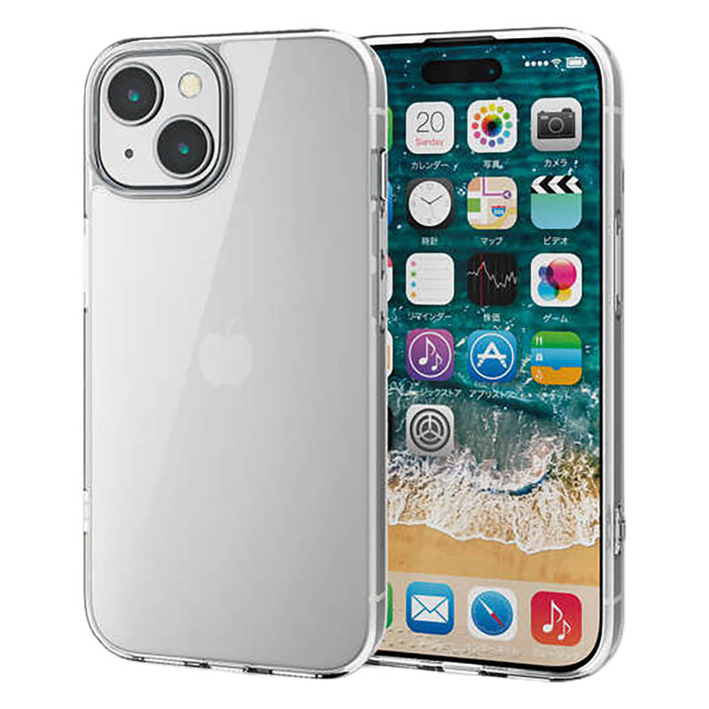 【お取り寄せ商品】iPhone 15 ハイブリッドケース クリア