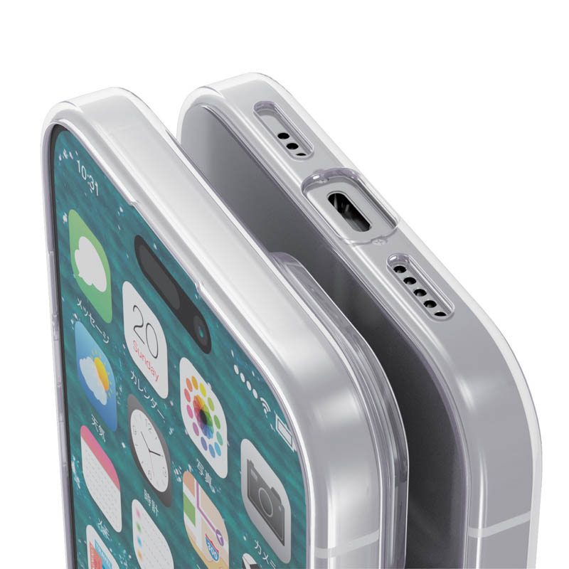 【お取り寄せ商品】iPhone 15 ソフトケース クリア
