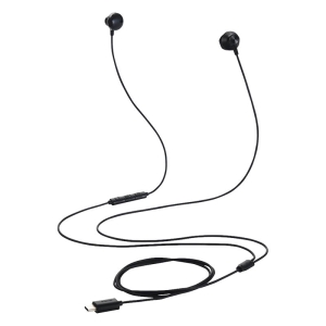 有線イヤホン Type-C 高耐久 セミオープン 14.2mm ブラック