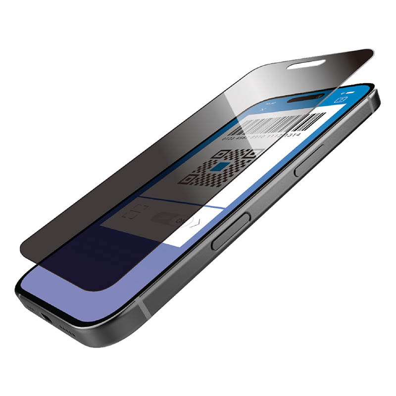 【お取り寄せ商品】iPhone 16 iPhone 15 ガラスフィルム 左右 のぞき見防止
