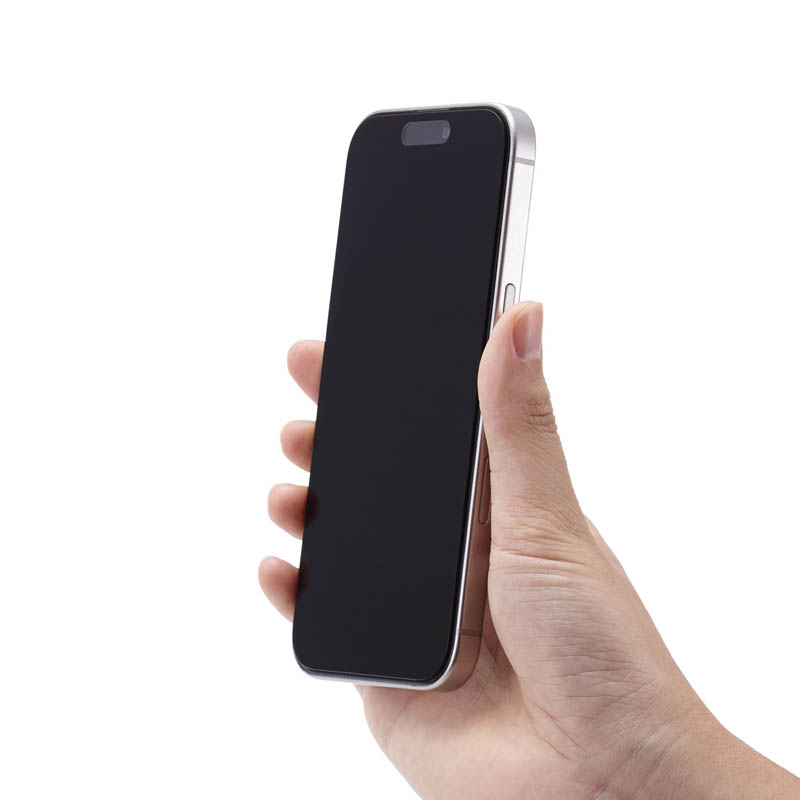【お取り寄せ商品】iPhone 16 iPhone 15 ガラスフィルム 左右 のぞき見防止