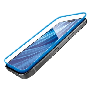 iPhone 16 ガラスフィルム ゴリラ 0.21mm ブルーライトカット PM-A24AFLGOBL