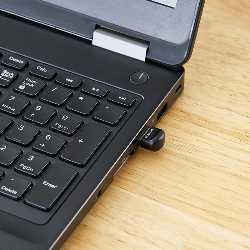 Bluetooth PC用 USBアダプタ 超小型 Ver5.3 Class2 ブラック