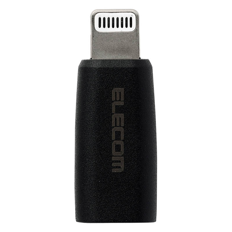 【お取り寄せ商品】UCB変換アダプター USBType-C Lightning USB Power Delivery対応 ブラック