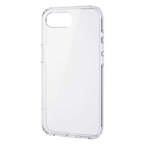 iPhone17e・16e ハイブリッドケース メタルステッカー付 クリア PM-A25SHVCKCR