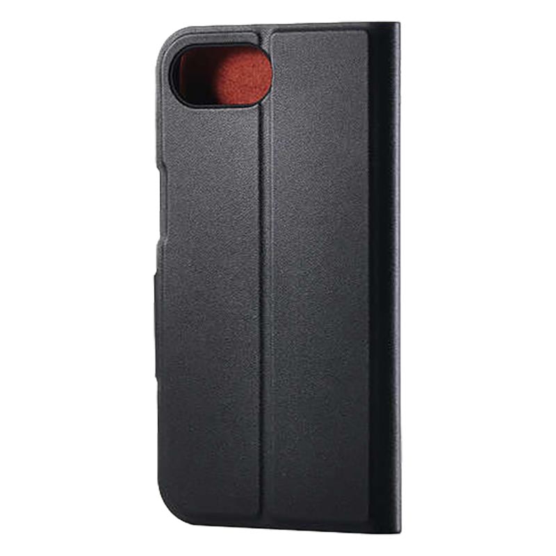 iPhone 17e・16e ソフトレザーケース 薄型 磁石付 ブラック PM-A25SPLFUBK