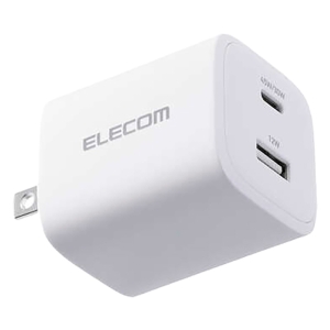 【お取り寄せ商品】USB Power Delivery 45W AC充電器(C×1+A×1) ホワイト