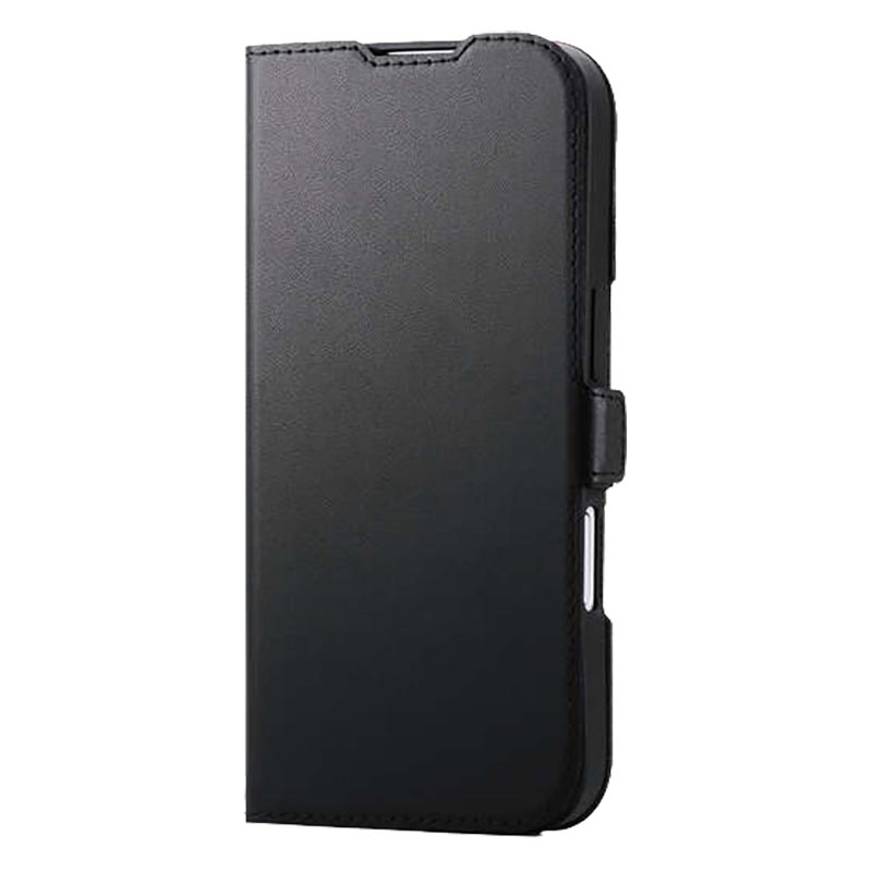 iPhone17 手帳型ケース 薄型 磁石付 MAGKEEP ブラック PM-A25APLFMGBK