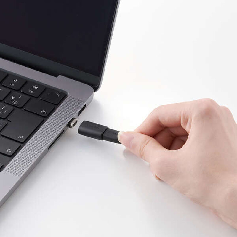 ピタッとマグネットコネクター(USB Type-C(TM)｜付け替え用) 最大240W ブラック