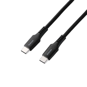 USB2.0ケーブル(USB Type-C(TM) - USB Type-C｜240W｜高耐久) 1.0m ブラック