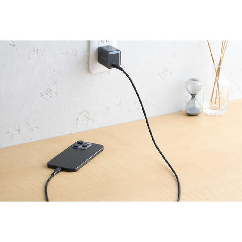 USB2.0ケーブル(USB Type-C(TM) - USB Type-C｜240W｜高耐久) 1.0m ブラック