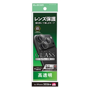 ELECOM カメラレンズガラスフィルム クリア PM-A26DFLLGBK
