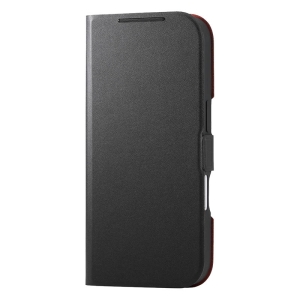 ELECOM 手帳型ケース 極限 薄型 磁石付 ブラック PM-A26CPLFUKBK