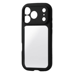 ELECOM TOUGH SLIM LITE フレームカラー 極限 ブラック PM-A26CTSLFCKBK