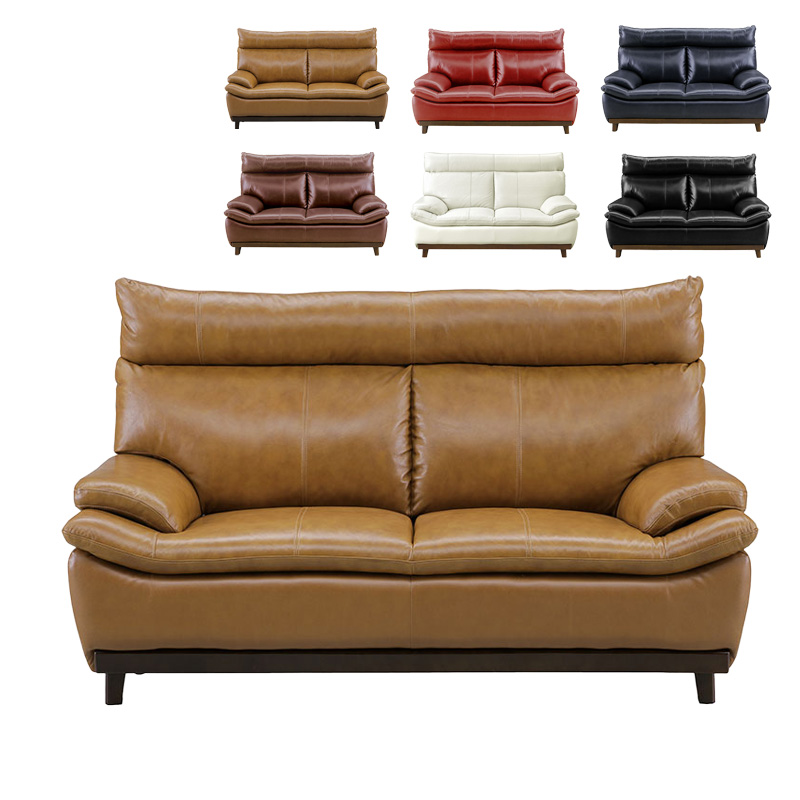 ■【関家具】2人掛けソファ ミラージュⅢ 本革｜合成皮革 幅157×奥行88×高さ97cm