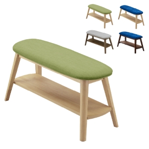 【関家具】■ダイニングベンチ 幅90×奥行30×高さ46cm 座面:ファブリック