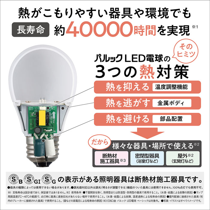 LED電球 小型電球 4.3W型 電球色タイプ LDA4LGE17SK4 ｜ ミスター