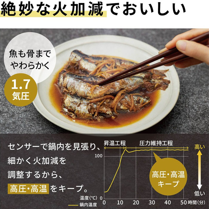 電気圧力鍋 オートクッカーBistro(ビストロ) NF-PC400-K ブラック