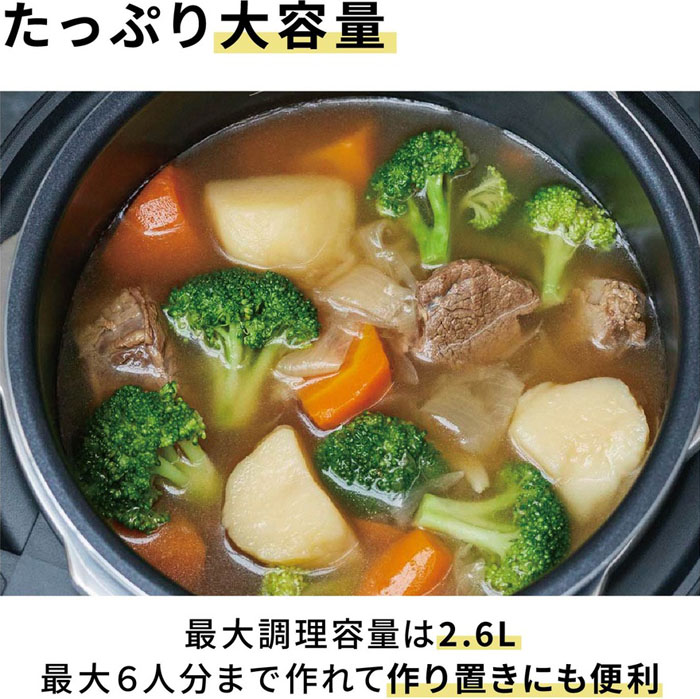 電気圧力鍋 オートクッカーBistro(ビストロ) NF-PC400-K ブラック