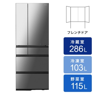 551L 冷蔵庫(NR-F55WX1-X) オニキスミラー