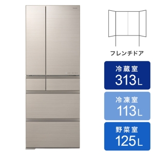 601L 冷蔵庫(NR-F60HX1-N) アルベロシャンパン