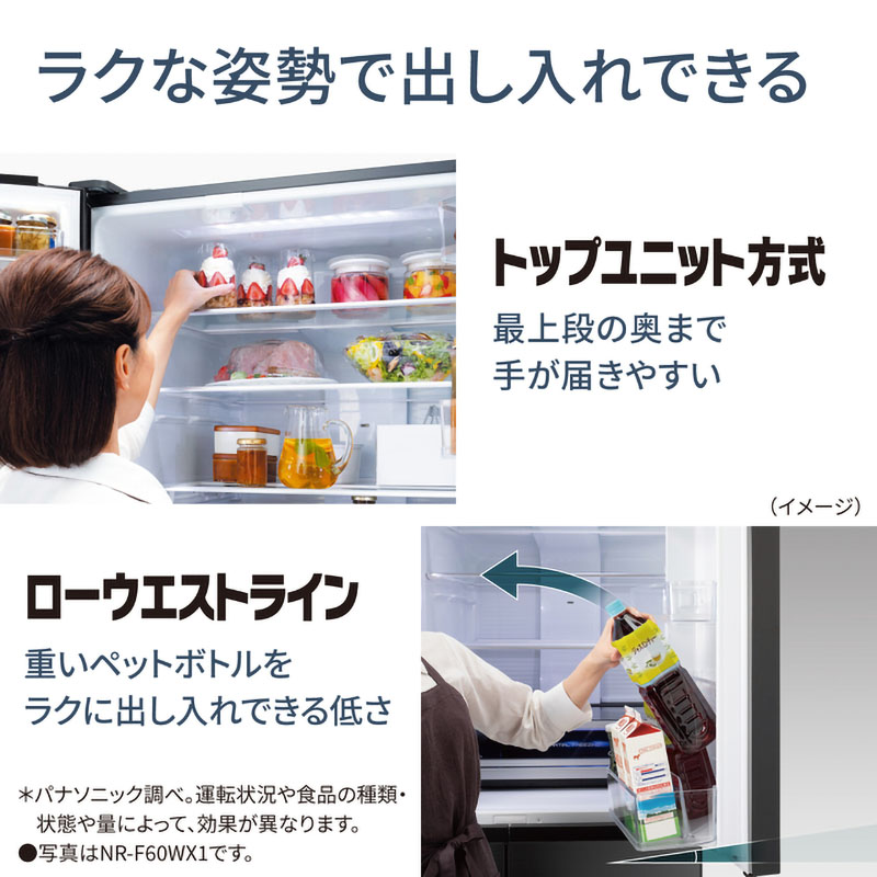 5ドア冷蔵庫 450L NR-E45PX1-N