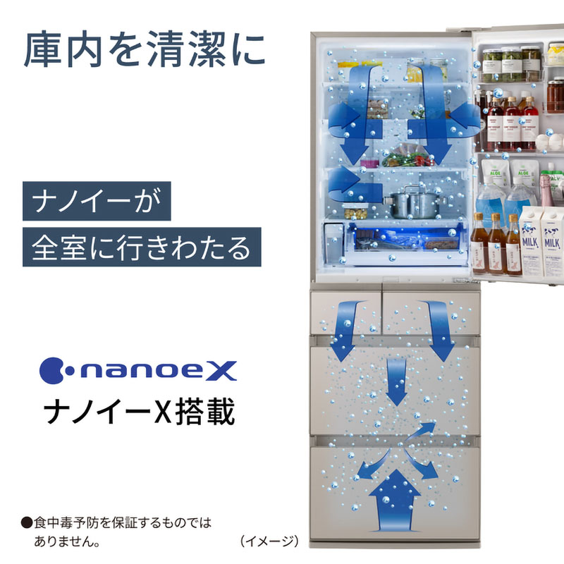5ドア冷蔵庫 450L NR-E45PX1-N