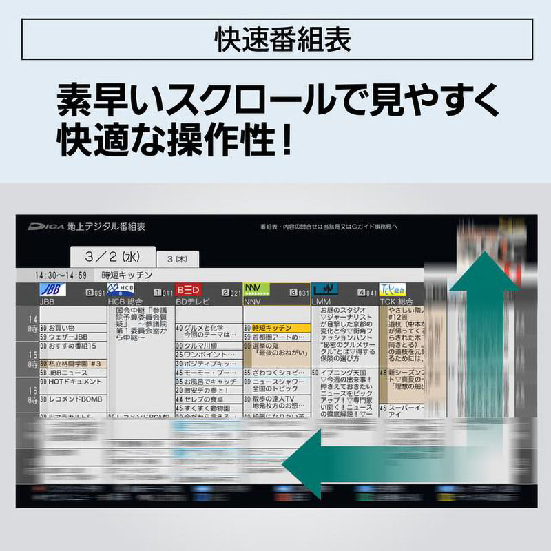 パナソニック ブルーレイレコーダー DMR-2W203