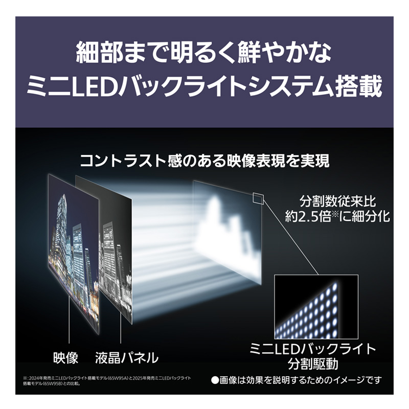 65V型 4K液晶テレビ ビエラ TV-65W95B