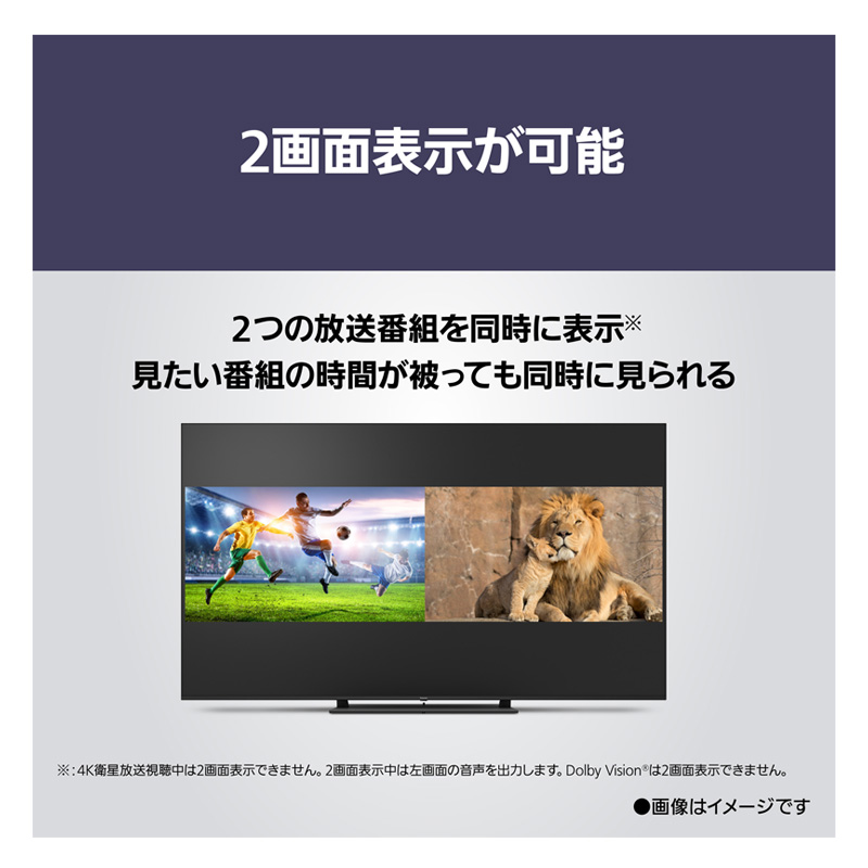 65V型 4K液晶テレビ ビエラ TV-65W95B