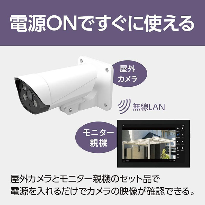 モニター付き屋外カメラ VL-CV100K