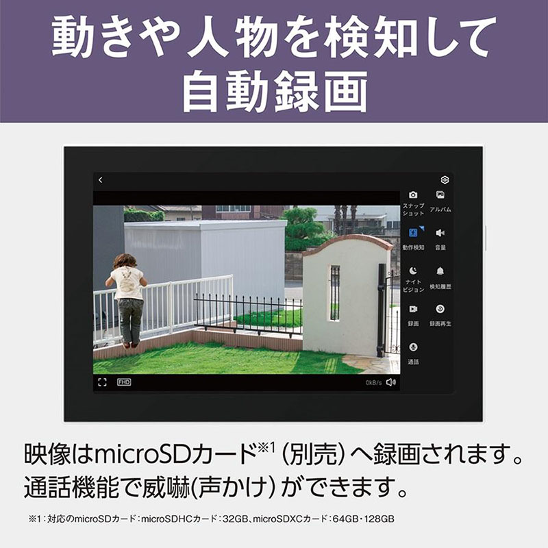 モニター付き屋外カメラ VL-CV100K
