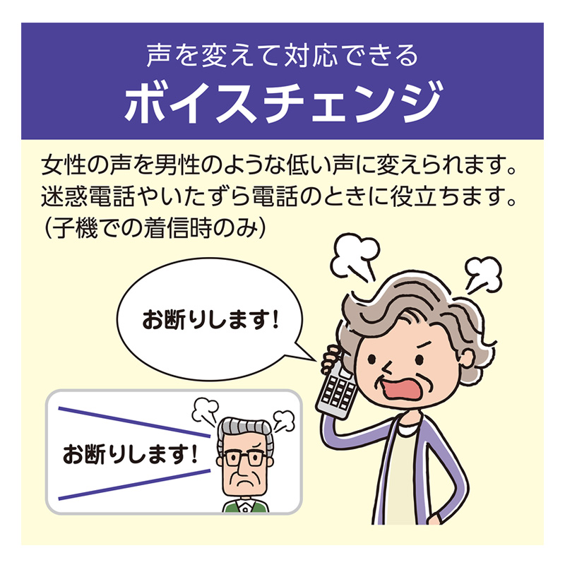 コードレス電話機(子機1台付き) VE-GD28DL-S