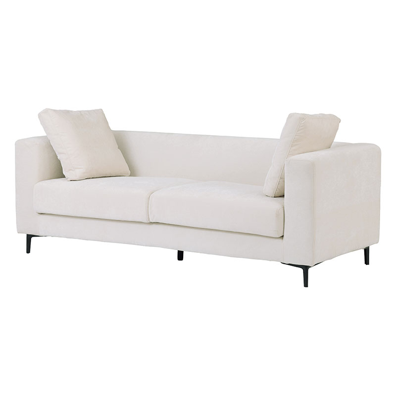 ■【関家具】3人掛けソファ フィナ ファブリック 幅185×奥行83×高さ83cm