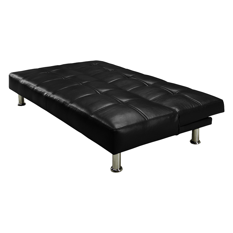 ■【関家具】ソファベッド ネロ 合成皮革 幅165×奥行80×高さ70cm