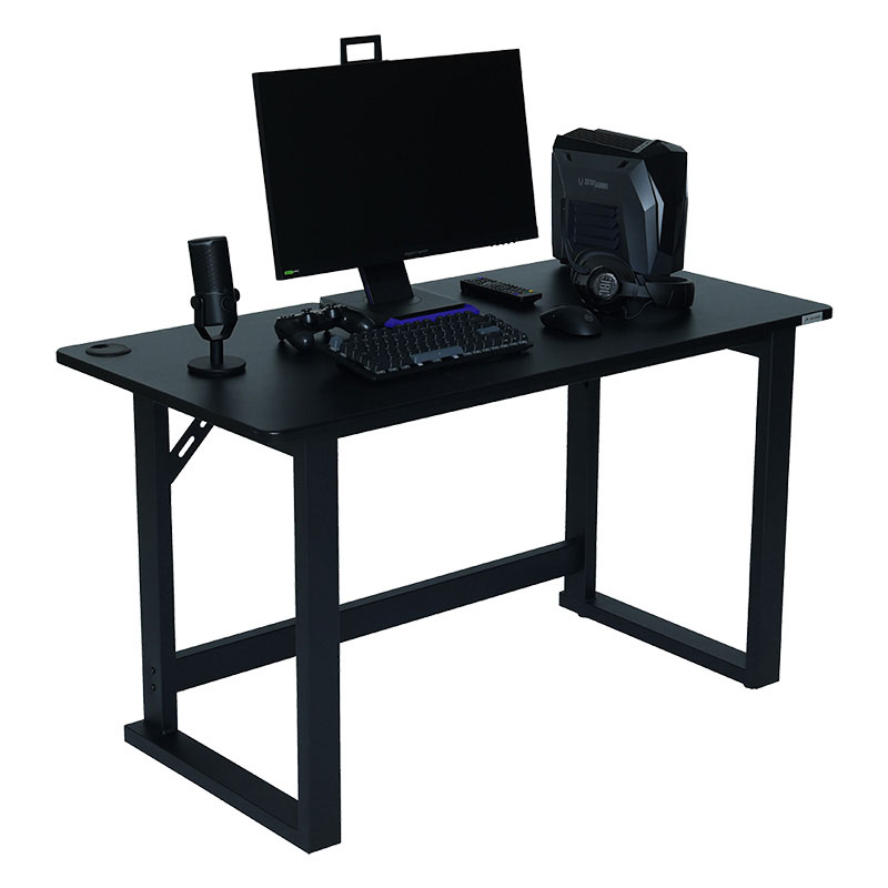 ■【関家具】ゲーミングデスク グラウンズV2 W120×D60×H70cm Contieaks(コンティークス) ブラック