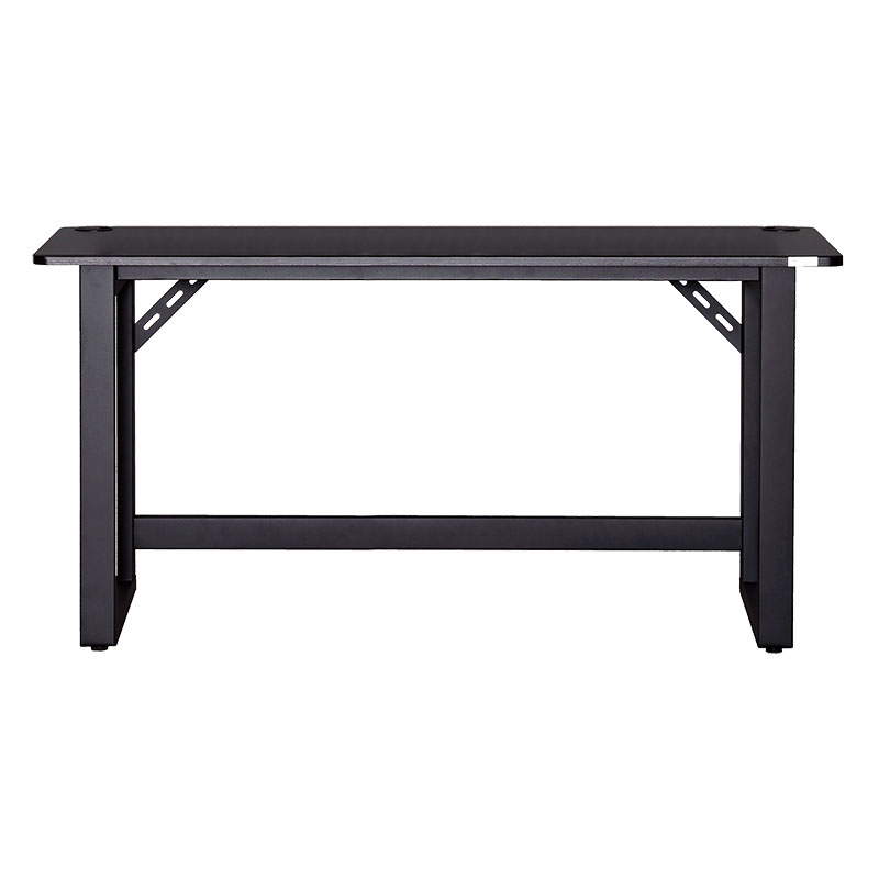 ■【関家具】ゲーミングデスク グラウンズV2 W140×D60×H70cm Contieaks(コンティークス) ブラック