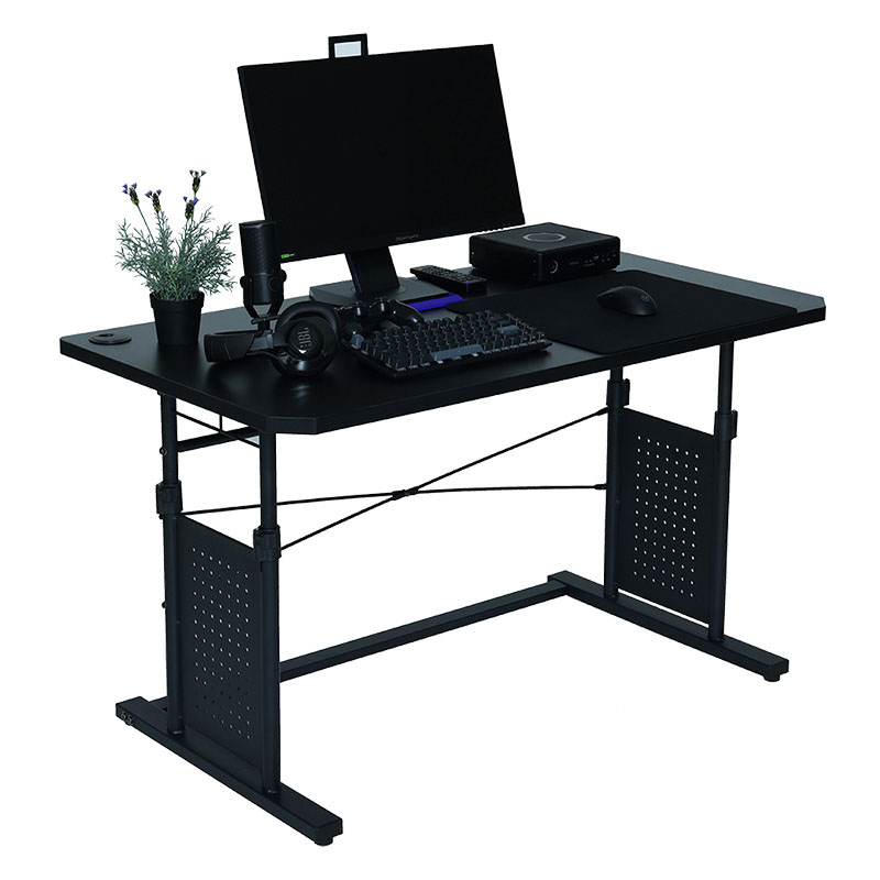 【関家具】■ゲーミング昇降デスク CTG-D100 BK W100×D65×H68-95.5cm Contieaks(コンティークス) ブラック