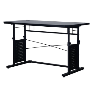 【関家具】■ゲーミング昇降デスク CTG-D120 BK W120×D65×H68-95.5cm Contieaks(コンティークス) ブラック