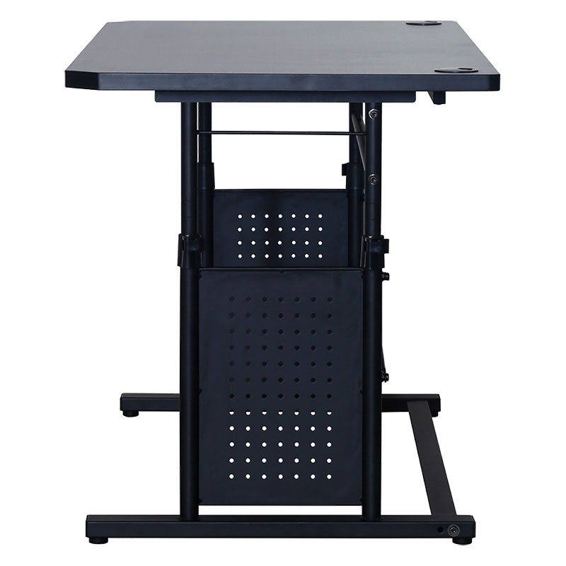 【関家具】■ゲーミング昇降デスク CTG-D120 BK W120×D65×H68-95.5cm Contieaks(コンティークス) ブラック