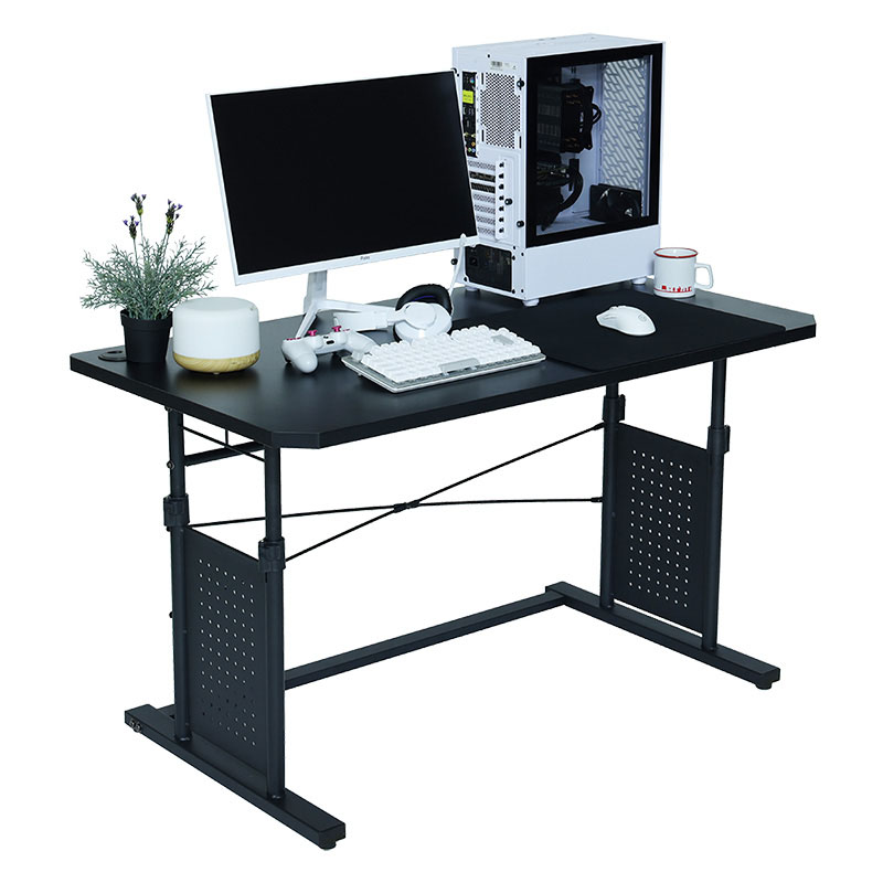 【関家具】■ゲーミング昇降デスク CTG-D120 BK W120×D65×H68-95.5cm Contieaks(コンティークス) ブラック