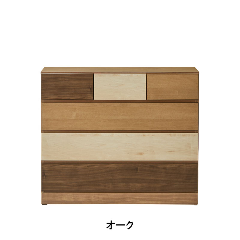 ■【関家具】チェスト 100cm幅4段 クラウドⅡ 幅100×奥行42×高さ84.4cm