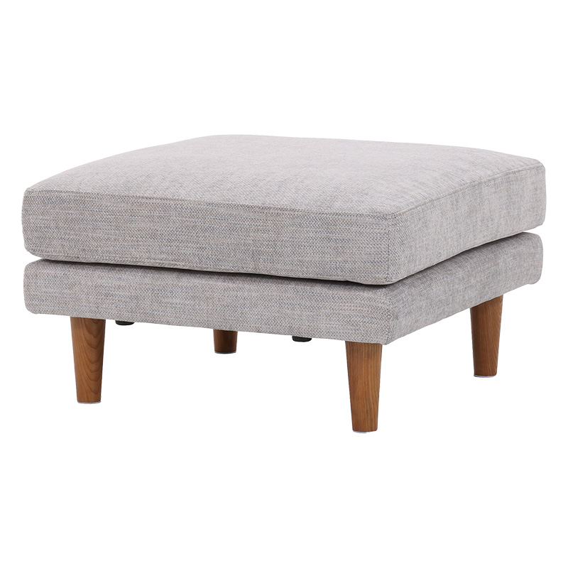 ■【関家具】スツール シュリンプ ファブリック 幅69×奥行69×高さ42cm