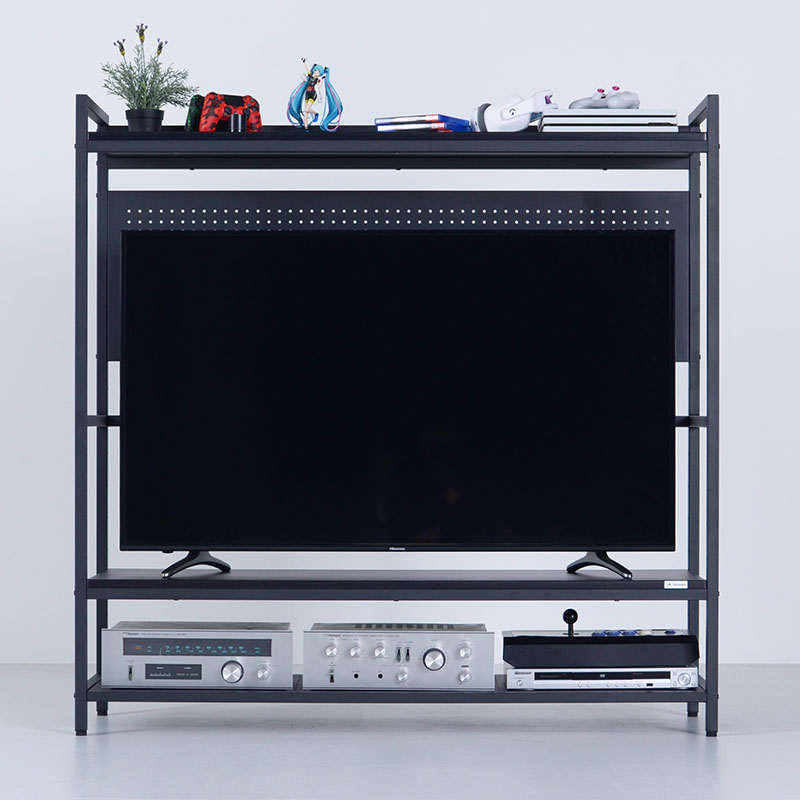 【関家具】■ゲーミングラック セクターV3 W120×D40×H140cm Contieaks(コンティークス) ブラック