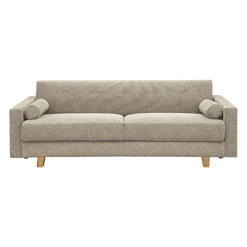 ■【関家具】ソファベッド バサラ ファブリック 幅196×奥行81×高さ72cm