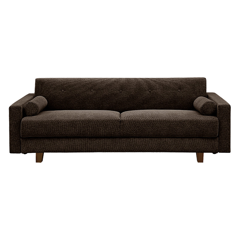 ■【関家具】ソファベッド バサラ ファブリック 幅196×奥行81×高さ72cm