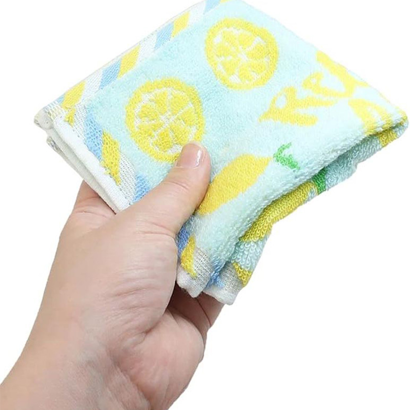【お取り寄せ商品】はらぺこあおむし プチタオル レモネード 25×25cm ブルー